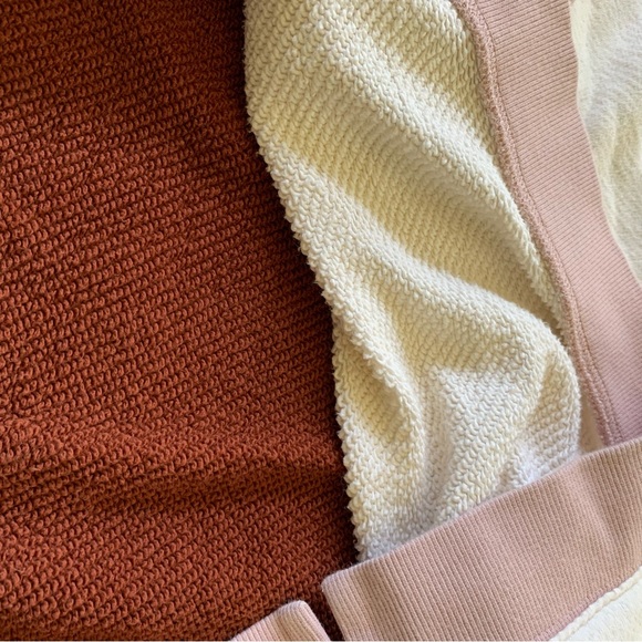 🎉HOST PICK🎉 MWL Madewell Airyterry Hoodie Sweatshirt in Colorblock XL - Picture 7 of 14